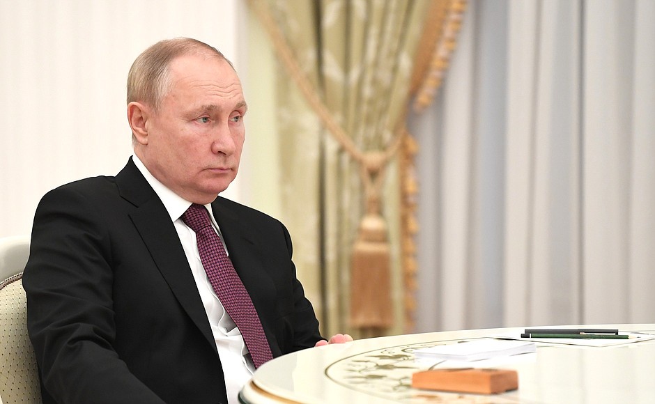 Встреча президентов Ирана и России в Кремле