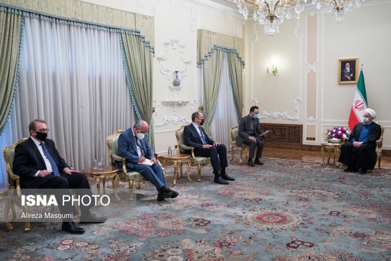 <span>دیدار وزیر امور خارجه روسیه با ریاست جمهوری ایران</span>
