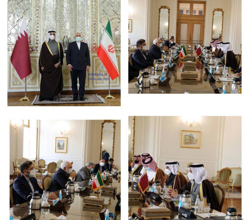 <span>Встреча глав МИД Ирана и Катара в Тегеране</span>
