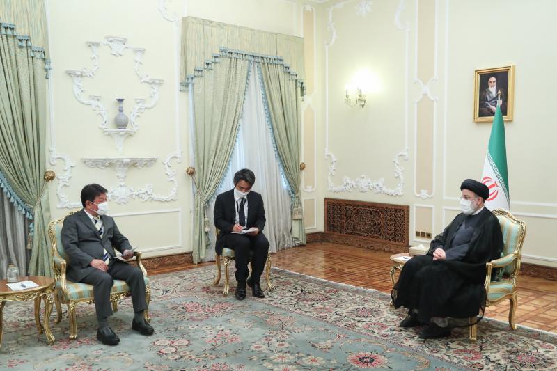 <span>وزیر امور خارجه ژاپن در جریان سفر خود به ایران با سید ابراهیم رئیسی دیدار کرد</span>
