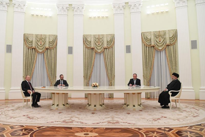 <span>Встреча президентов Ирана и России в Кремле</span>
