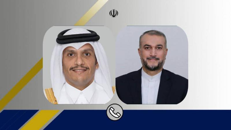 <span>Главы МИД ИРИ и Катара в ходе телефонного разговора обсудили региональные и международные вопросы</span>
