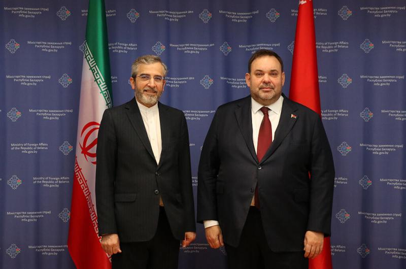 <span>معاونان وزرای خارجه ایران و بلاروس بر تقویت همکاری‌ها تأکید کردند</span>
