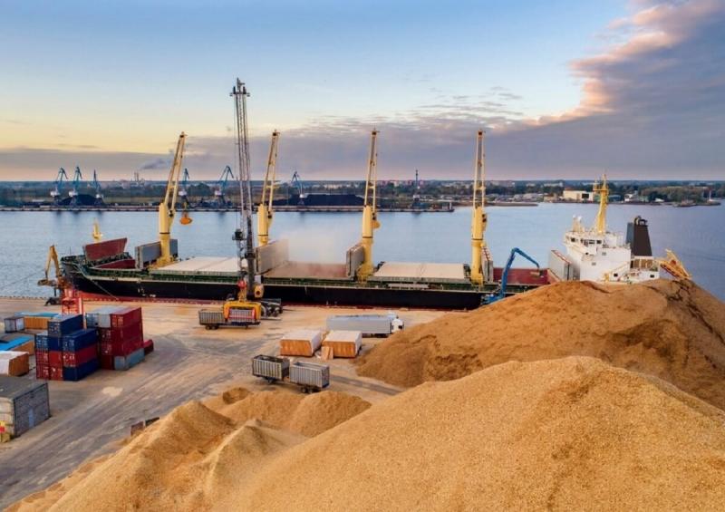 <span>Путь волгоградского зерна в Азию лежит через порт Оля и Иран</span>
